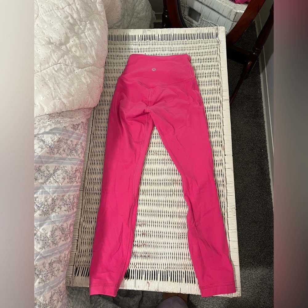 Lululemon Pink High-Waisted Leggings